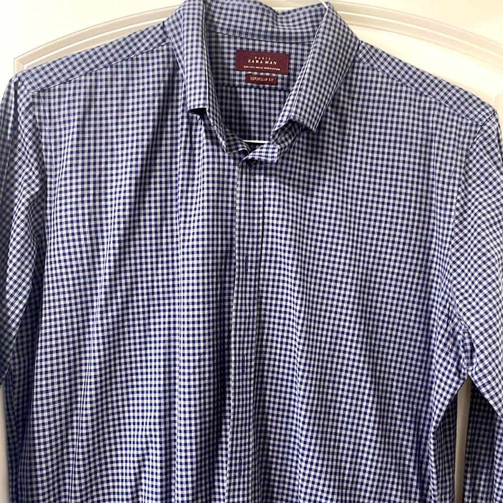 Zara mens shirt stretch